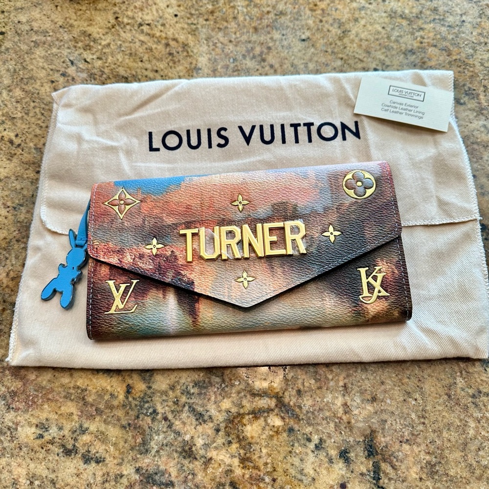 Authentic Louis Vuitton Jeff Koons Sarah Wallet